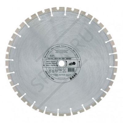 Алмазный диск асфальт, армир. бетон 400 мм. ВА80 new